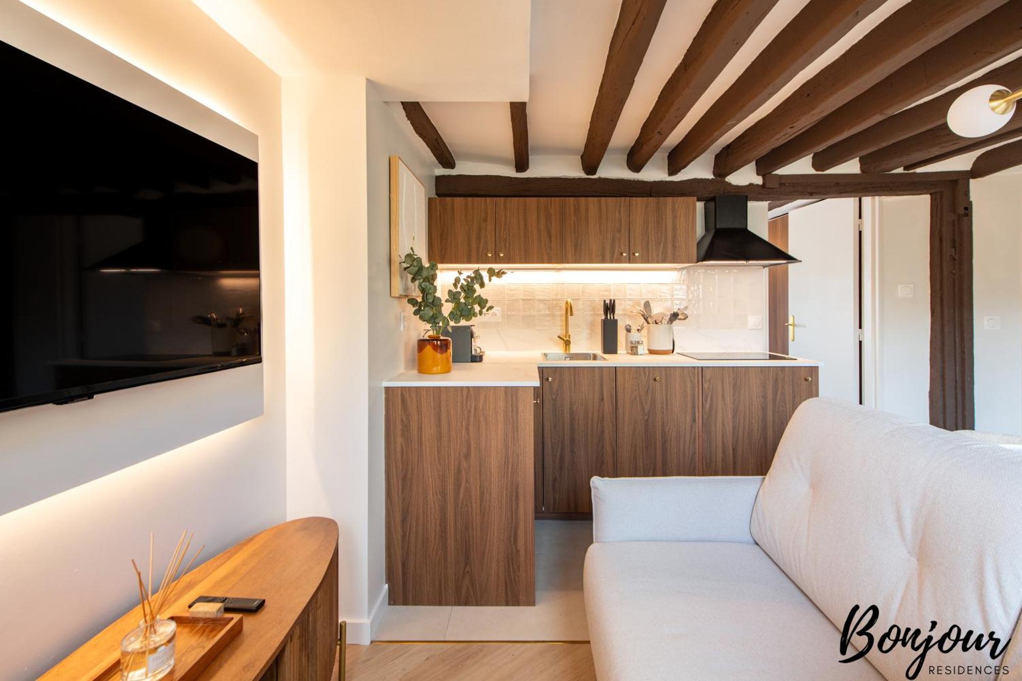 Super - Marais Designer One-bedroom - Free Parking Parijs